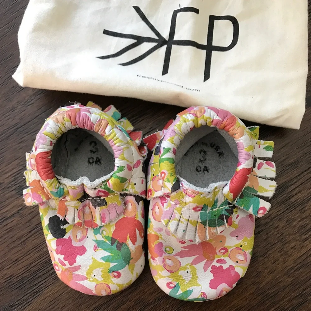 Freshly Picked Vibrant Kids Moccasins